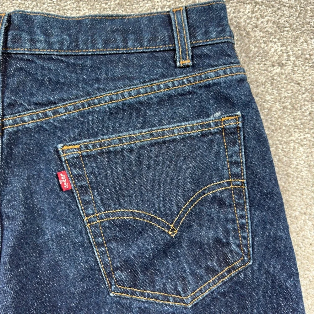 Vintage 2001 Levi's 505 Jeans 36x30 Made USA Y2K Dark Wash Denim